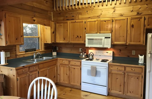 Cherry Log Cabin | Lake Hideaway - Lake and Mountain Views, Private Dock, Fishing, Canoeing