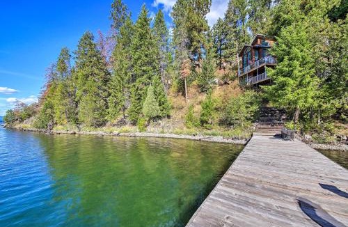Sandpoint House | Lake Pend Oreille Home w/Dock & Paddle Boards