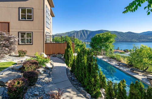 Manson House | Lake views, private hot tub and pool and close to town - pet friendly