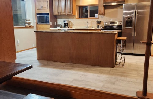 Loon Lake Cabin | Lake Wishes is a 3 bedroom 1 bathroom lower unit in a beautiful double A frame.