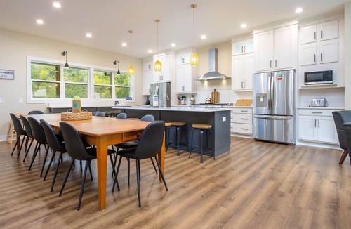 Speedwell House | Lakefront | 2 slip covered dock | Hot tub | Chef's kitchen