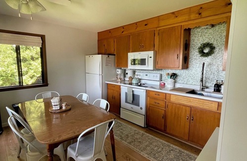 Traverse City Cottage | Lakefront Cottage on South Lake Leelanau, Dock, Pontoon Available, Dog Friendly