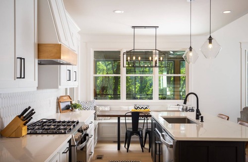 Florence House | Lakefront home w gorgeous views, screened patio, firepit, dock, putting green
