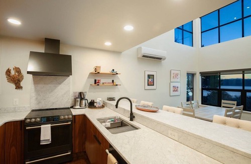 Langley House | Langley Waterfront Oasis with Hot Tub