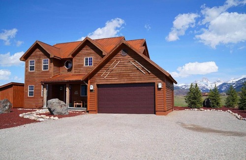 Driggs House | Large Family home with full Teton views and hot tub