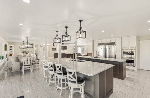 Pocatello House | Large luxury home with a pool, playground & a view!
