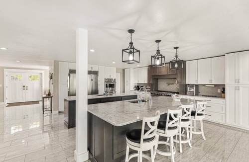 Pocatello House | Large luxury home with a pool, playground & a view!