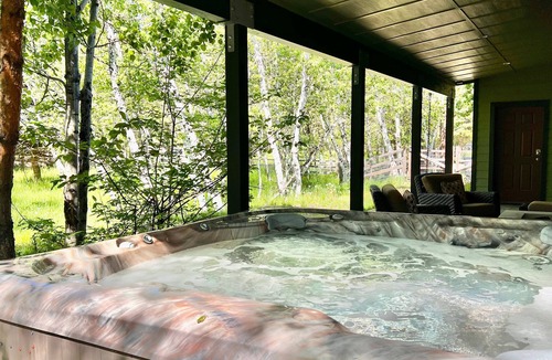 McCall House | Lattitude Adjustment - Pet-friendly mountain retreat by golf course & lake with hot tub