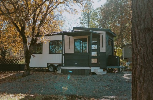 Central Point Apartment | Little Wolf Tiny Home cozy, pet friendly, secluded