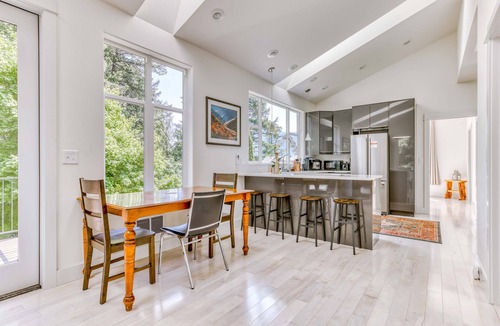 Stevenson House | Lovely house with river & mountain views, deck, grill, washer&dryer & wood stove