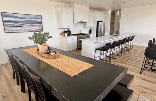 Fish Haven House | Luxury Home at Bear Lake! Sleeps 30! Resort Pools and Hot Tub! Tesla Charging!