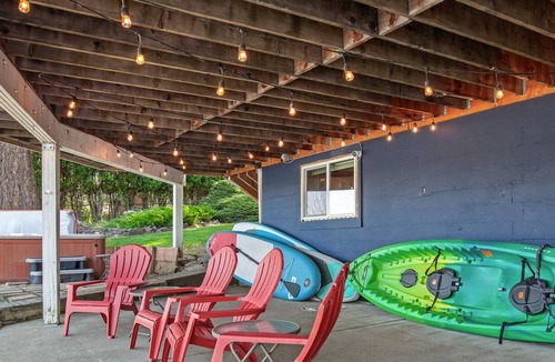 Hayden View Estates House | Luxury Lakefront Property—Private Dock, Boat Slip, Fire Table, Hot Tub, Paddle Boards & More!