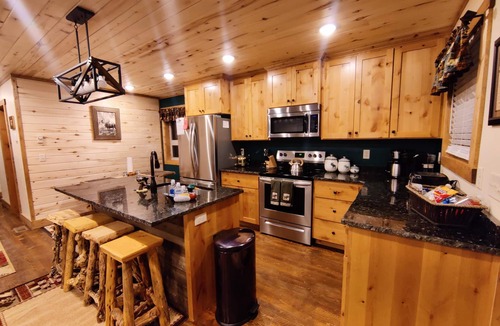 Island Park Cabin | Luxury mountain retreat 19 miles to Yellowstone sleeps 10 fire pit huge yard