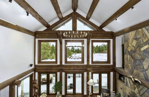 Coeur d'Alene House | Majestic Timber Frame + Sauna & Cold Plunge
