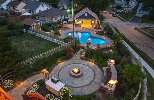 Southeast Omaha House | Martha St Villa, Pool, Hot Tub, Grill, Pool, Hot Tub, Grill