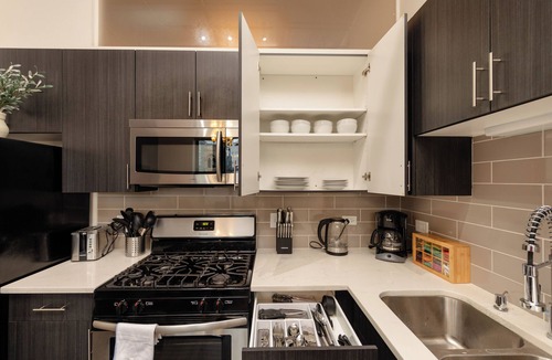Near South Side Hotel | Modern 2BR 2BA Near McCormick Skyline View, Sleeps 8