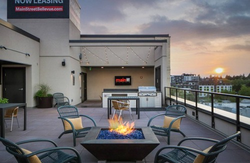 West Bellevue Apartment | Modern Bellevue 1BR w/Gym & Roof Lounge, easy commute, by Blueground