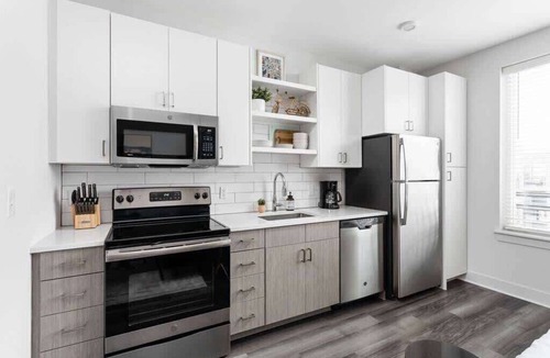 Cole-Noble District Apartment | Modern CozySuites Studio Apartment