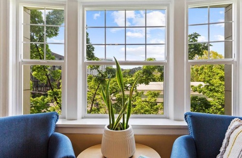 Alphabet Historic District Condo | Monthly Rental - NW Studio w/A View - Close to Everything!