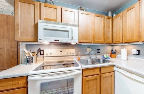 Elkhorn Village Apartment | Mountain studio & loft with fireplace, near skiing & trails