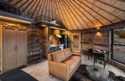 Emigrant House | Mountain Yurt: Luxe Yellowstone Cabin | Condé Nast