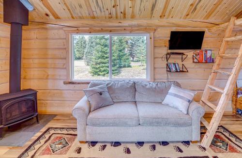 Trout Creek Apartment | Mtn Views & Fireplace: Cozy Trout Creek Tiny Home