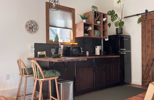 Northwest Portland Cottage | Nestled in the trees, this contemporary and cozy guesthouse is comfy and quiet,