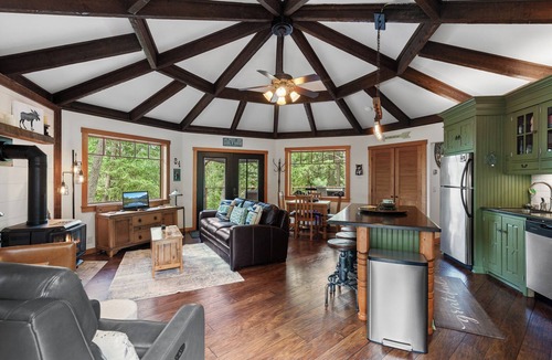 Blanchard House | New Listing! Lakeside Retreat | Fire Pit | Deck with Lake View