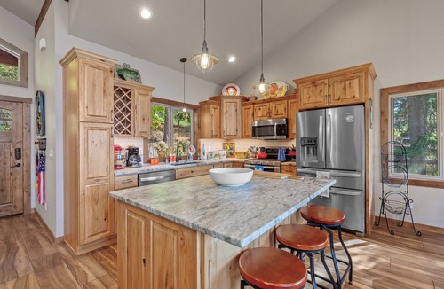Rockford Bay House | New Listing! The Ultimate CDA Lakehouse | Views, Private Dock & Decks