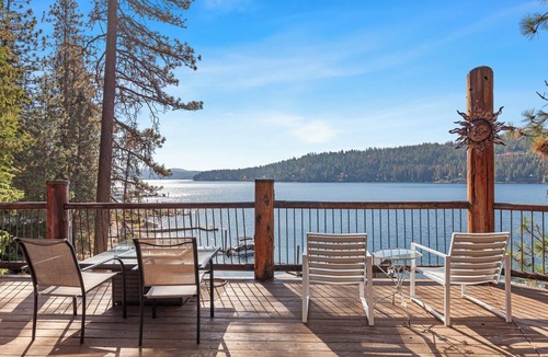 Rockford Bay House | New Listing! The Ultimate CDA Lakehouse | Views, Private Dock & Decks