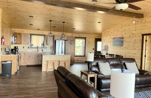 Island Park Cabin | NEW Yellowstone & Lake View Cabin; KING bed; AC; central location; 360° VIEWS!