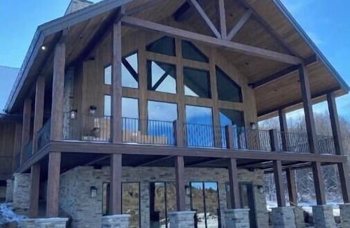 Chester House | Newly constructed river retreat. Fly fishing in summer, snowmobiling in winter.
