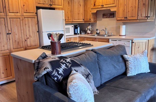 Overlook Park Condo | Newly Remodeled Condo on Golf Course, A/C, Pet Friendly, SHARC passes, Bikes.