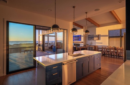 Seabrook Villa | Ocean Oasis - Oceanfront Escape + Hot tub!