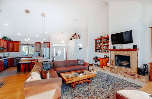 Newport House | Ocean view home withhuge deck & yard, hot tub, firepit & game room - dogs OK