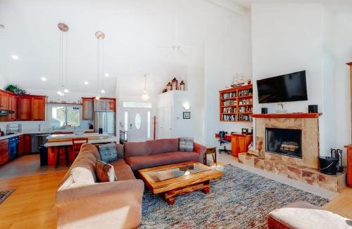 Newport House | Ocean view home withhuge deck & yard hot tub firepit & game room - dogs OK