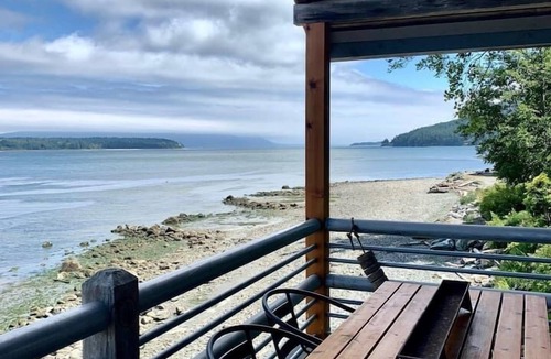 Lummi Island House | Oceanfront Home- Just Steps from Private Beach