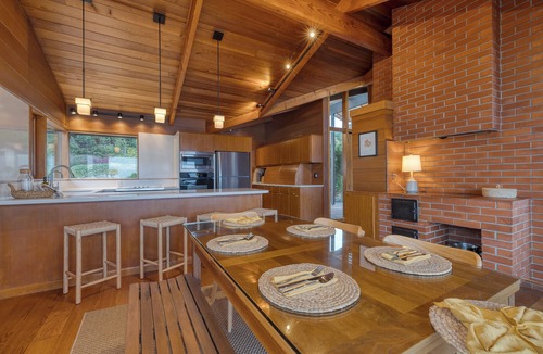 Oak Harbor House | Oceanfront Home w/Views, Offices & Firepits + Beach Access | Salish Sea Escape