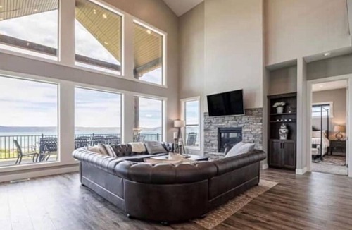 Fish Haven House | Panoramic Lake Views, Pool, Hot Tub, Gameroom!