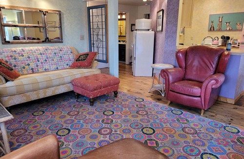Winthrop Apartment | Park Place Apt, at Purple Sage, on the river in downtown Winthrop!