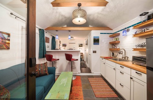 Humboldt Villa | Patio Villa: sleeps 1–4; 2 kitchens; gas fire pit