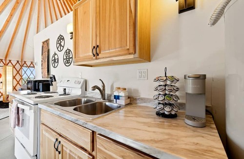 Lava Hot Springs Cabin | Peaceful Hillside Yurt with Countryside Views in Idaho