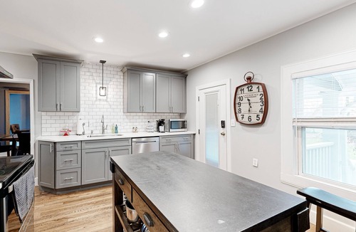 Plymouth House | Peaceful, spacious retreat with enviable location, firepit, yard
