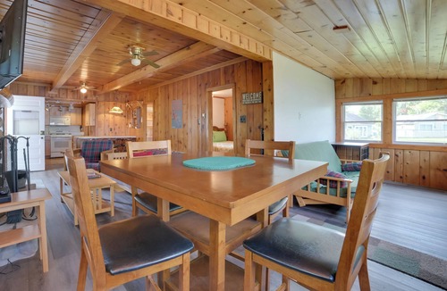 Indian River Cabin | Pet Friendly Mullett Lake Cabin w/Dock!