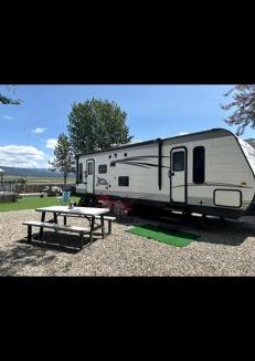 Cascade House | Pet-Friendly Riverfront Getaway with Outdoor Entertaining & Bonus Camper in Cascade, Idaho