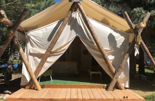 Palisades RV Rental | Pet Friendly Zen Luxury Glamping tent