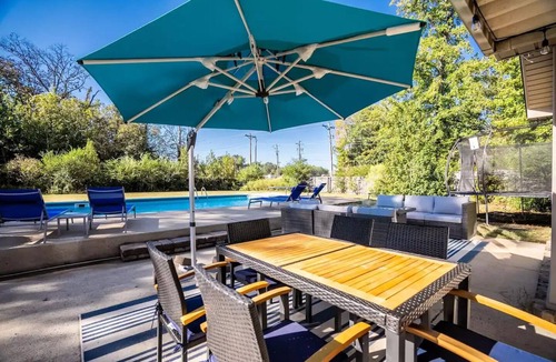 Cabot House | Pool Oasis w/KING Bed & Firepit