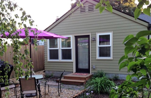 South Tabor Cabin | Private driveway and EV charger