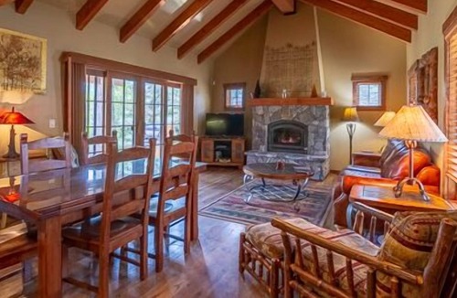 Tamarack Cottage | Private Hot Tub & Patio | Vaulted Wood Ceilings & Decor | POMA Ski Lift Access