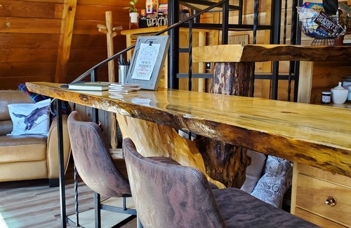 Coeur d'Alene Cabin | Private lakeside A-frame cabin w/hot tub, beach, docks, games. 4 season fun!